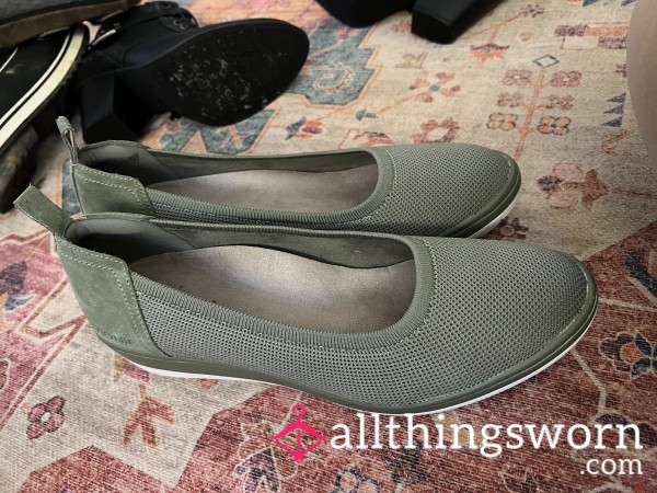 Green Vionics - Slip On Wedge - Size 11