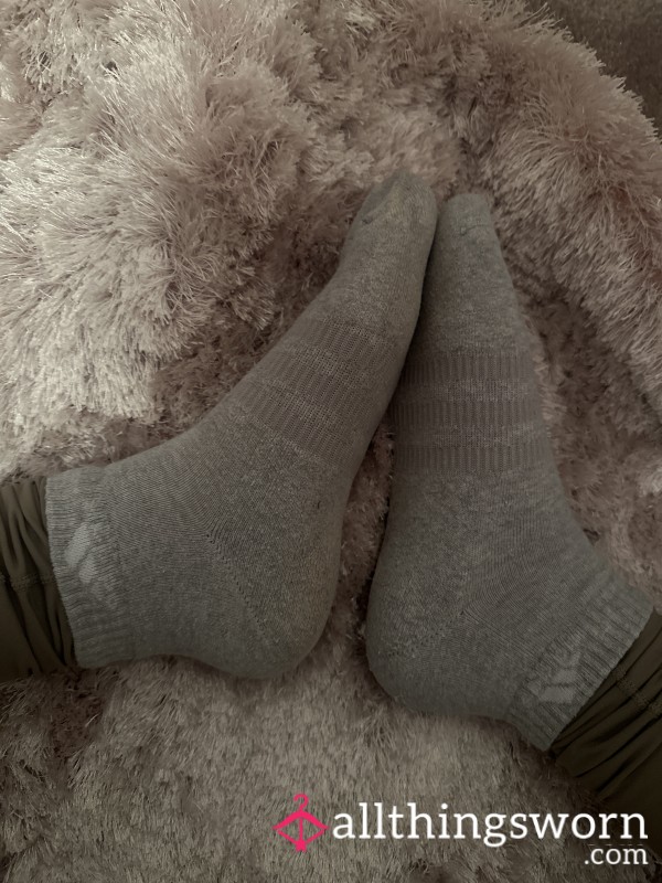 Grey Adidas Socks