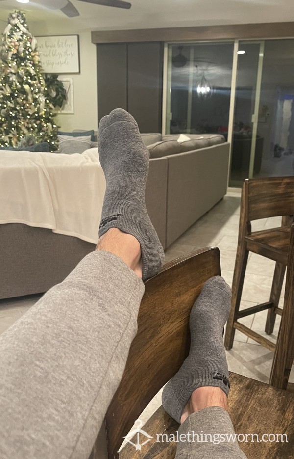 Grey Ankle Socks