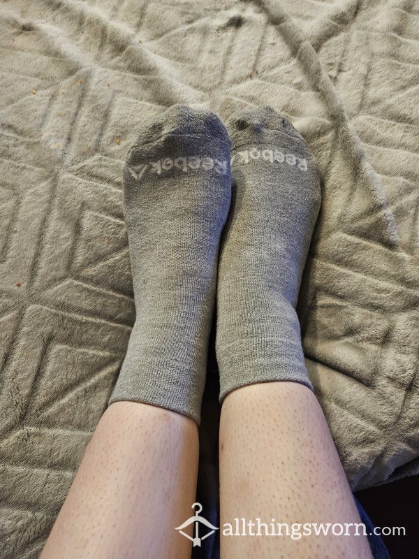 Grey Ankle Socks