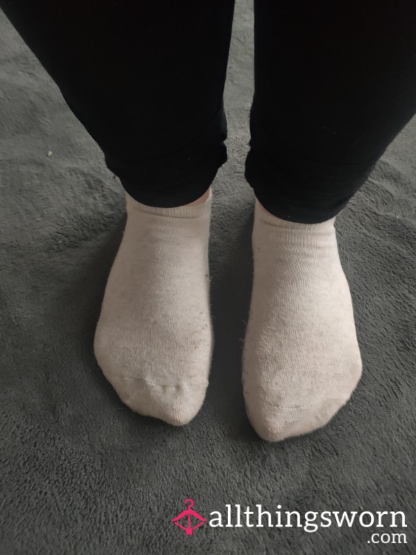 Grey Ankle Socks