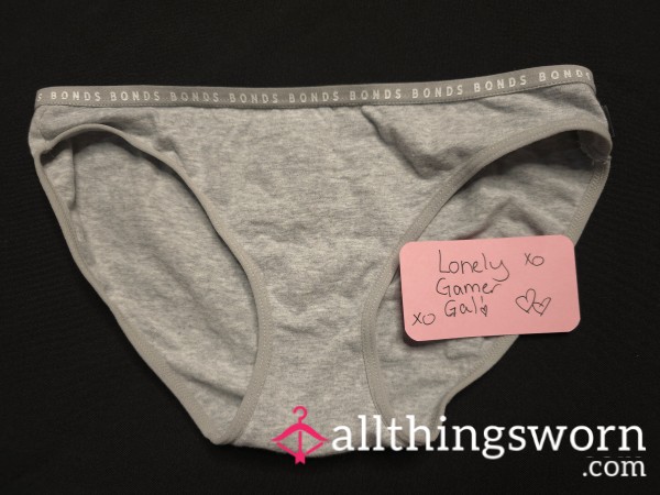 Grey Bonds Panties.