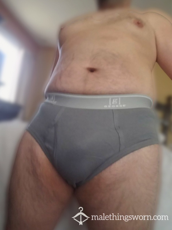 Grey Briefs Ready For Play!