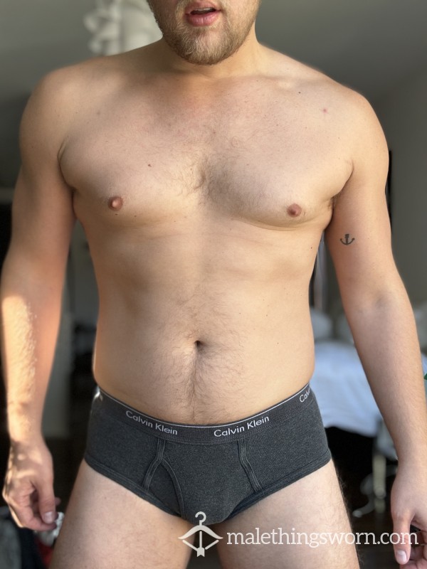 Grey Calvin Klein Briefs