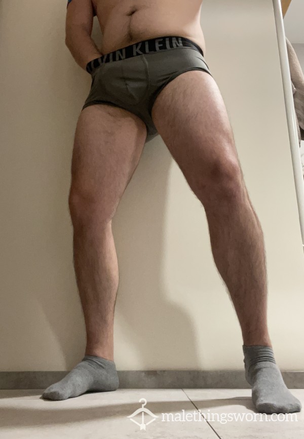 Grey CK Boxers