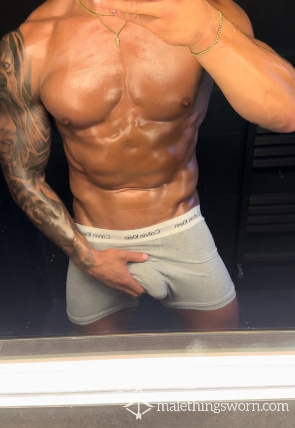 Grey CK Boxers