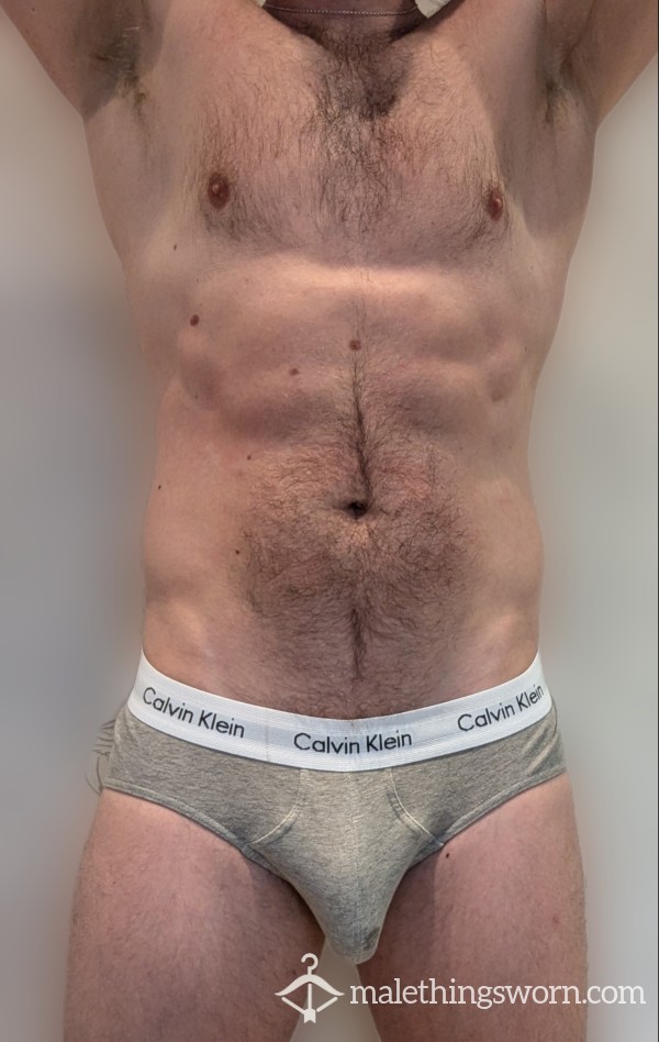 Grey CK Briefs Sold,