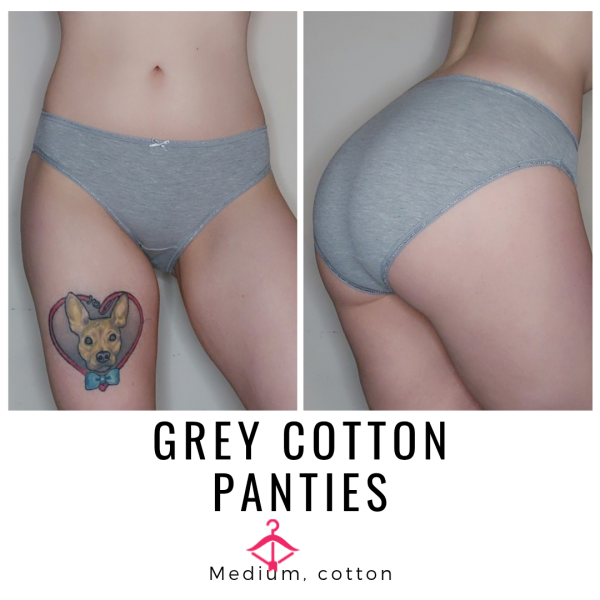 GREY COTTON PANTIES