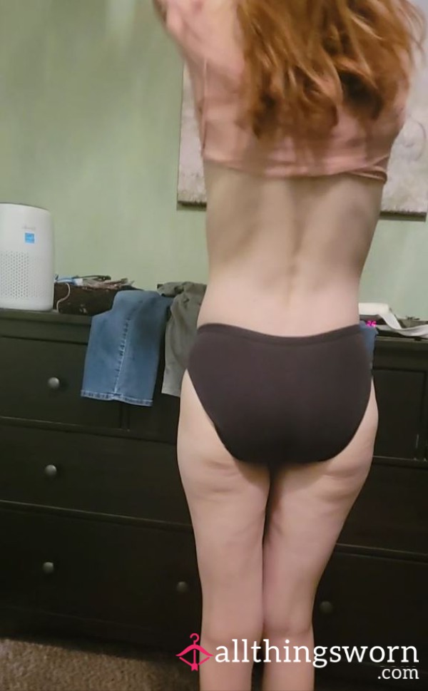 Grey Cotton Panties - Daily Wear