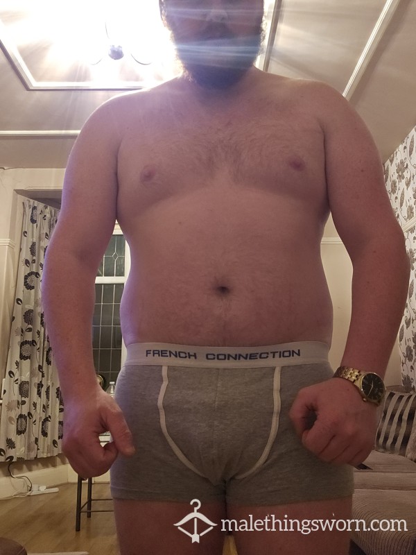 GREY FRENCH CONNECTION BOXERS