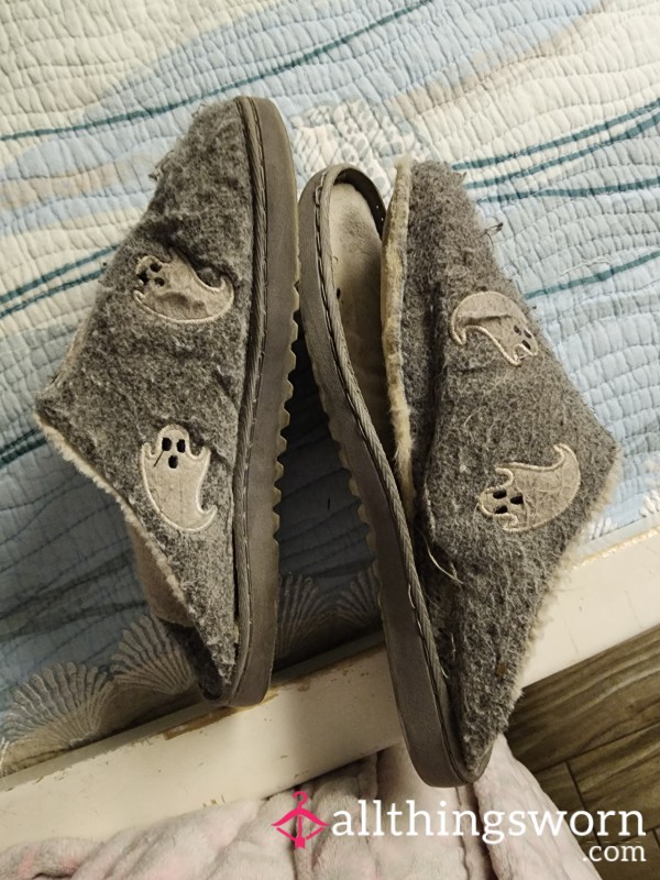 Grey Ghost Slippers