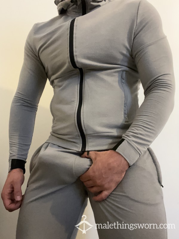 GREY GYM TRACKSUIT