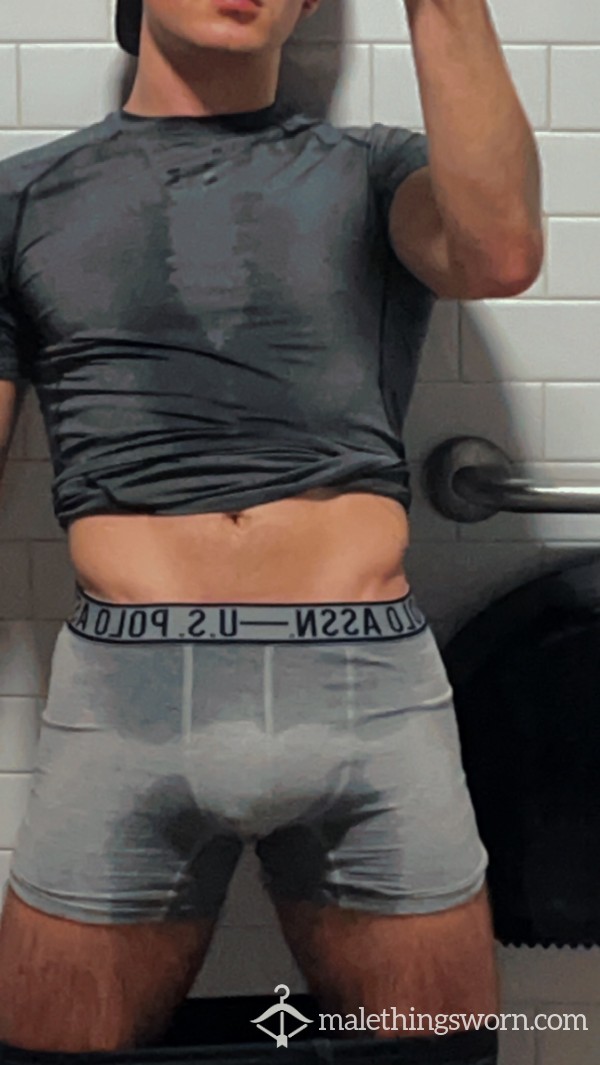 Grey Gym Underwear