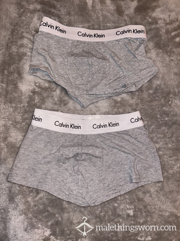 Grey Kelvin Klein Boxers