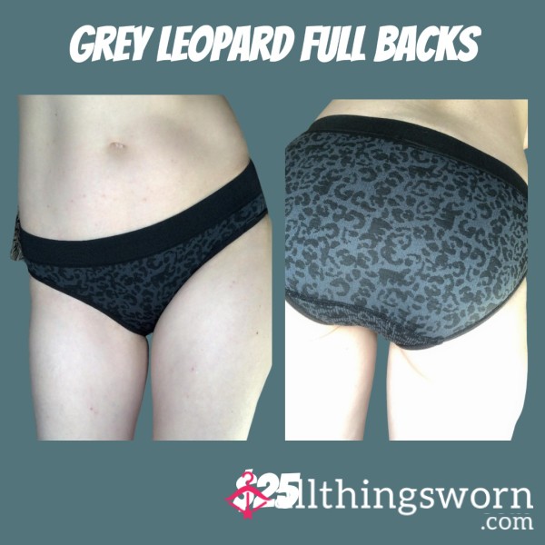 Grey Leopard Full Backs