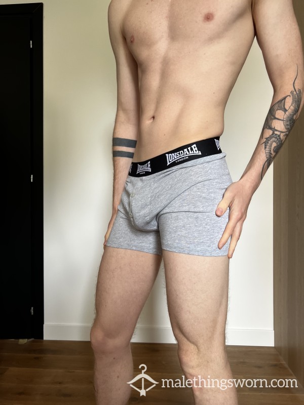 Grey Lonsdale Boxers [Size L]