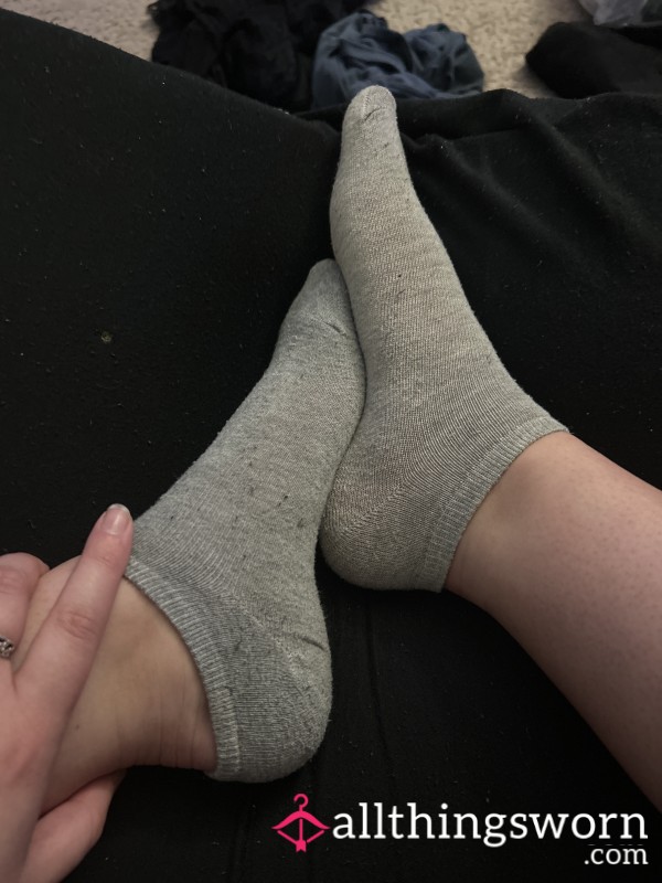 Grey Low Cut Socks