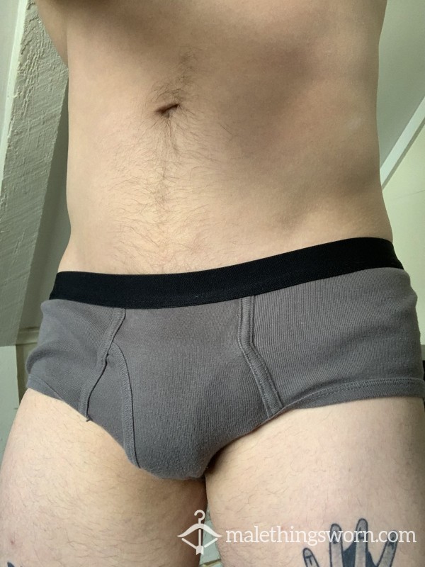 Grey Mallary Briefs / Small