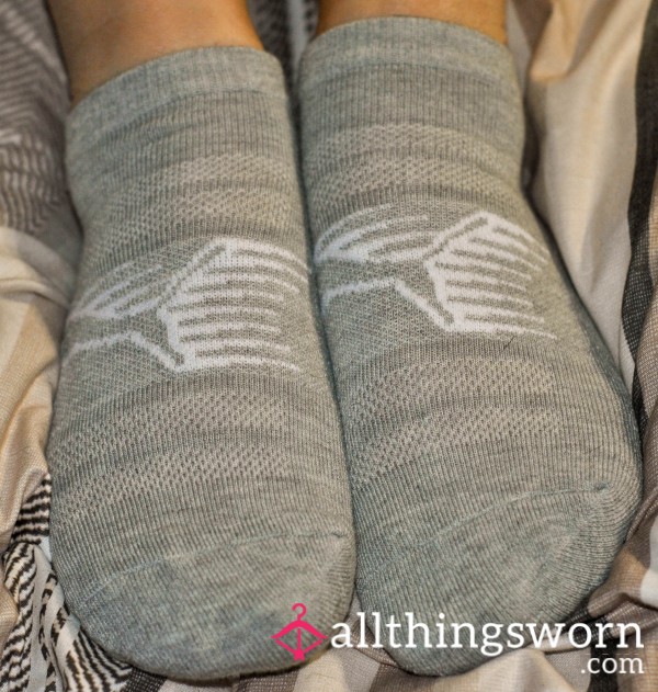 Step Into Something Extra Special With My Gray Puma Ankle Socks