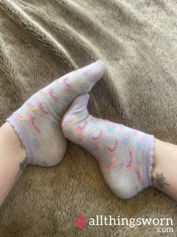 Grey Rainbow Socks