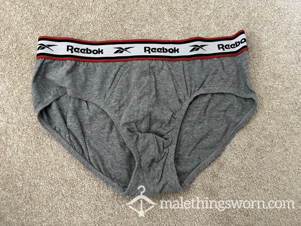 Grey Reebok Briefs Medium