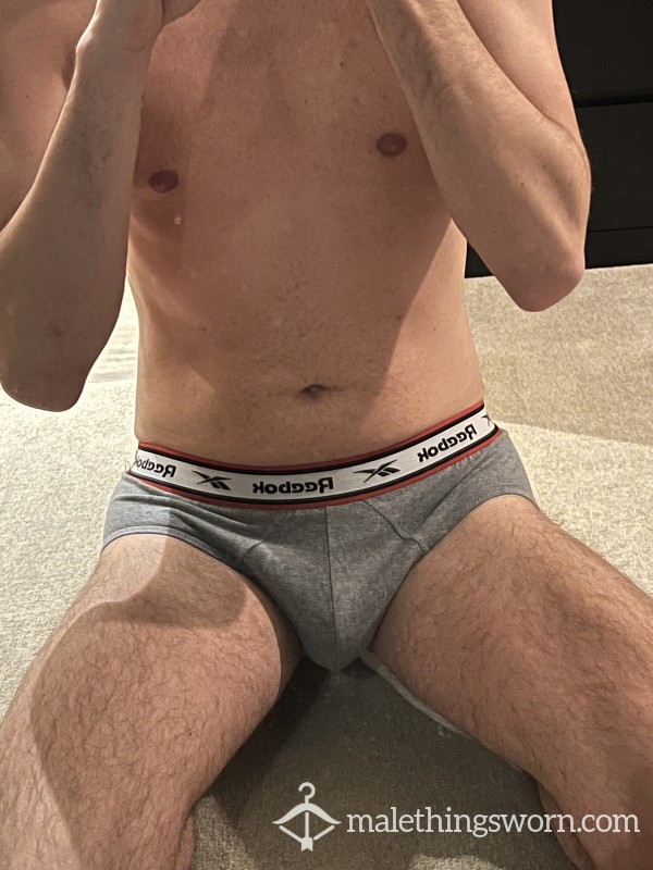 Grey Reebok Briefs Medium