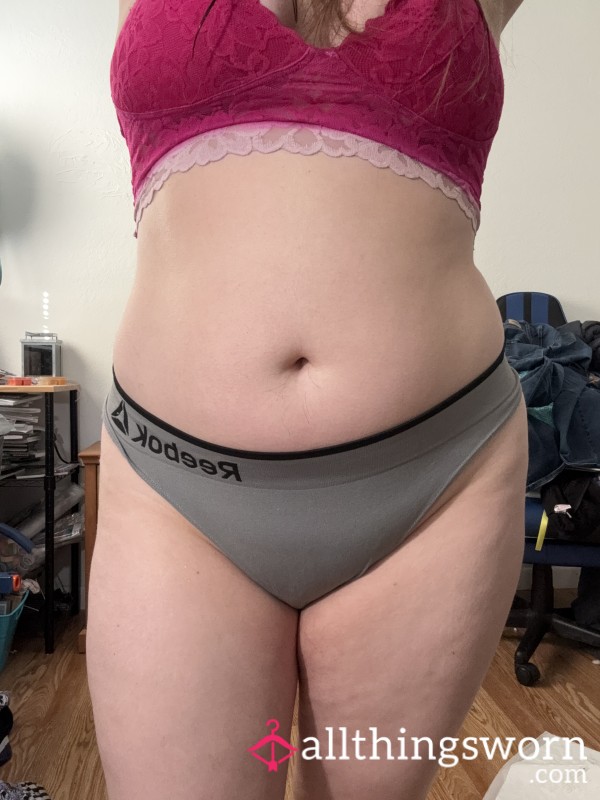 Grey Reebok Thong