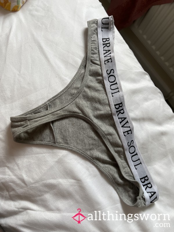 Grey S**y Thong