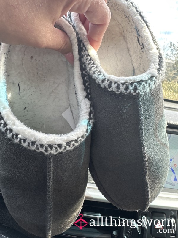 Grey Slippers