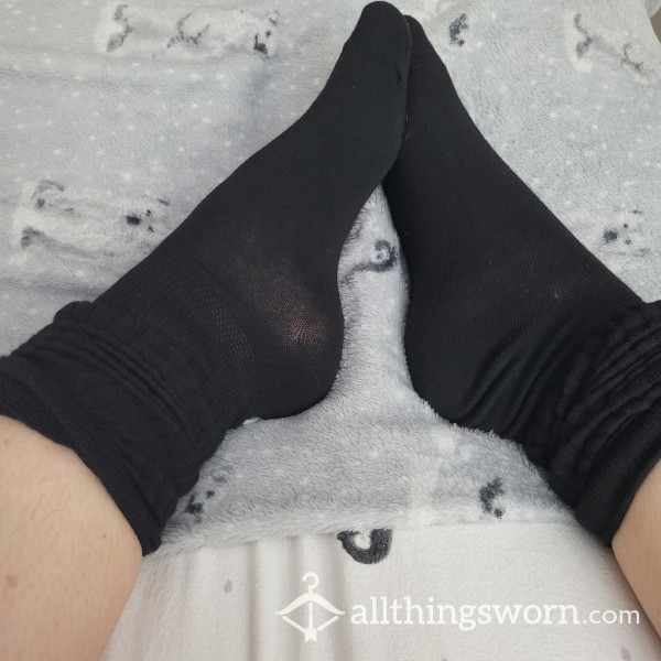 Black Slouch Socks