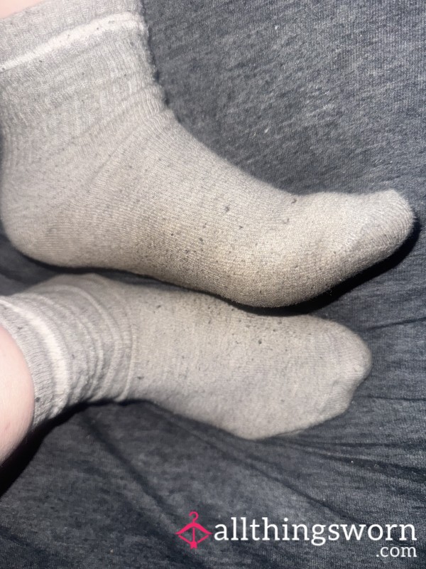 Dirty Grey Socks | Worn All Week Without Showering