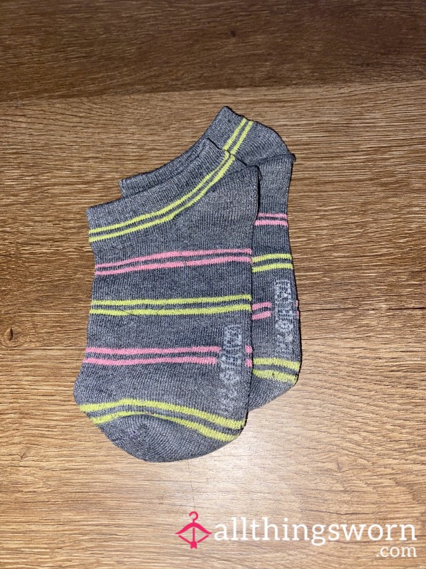 Grey Striped Socks