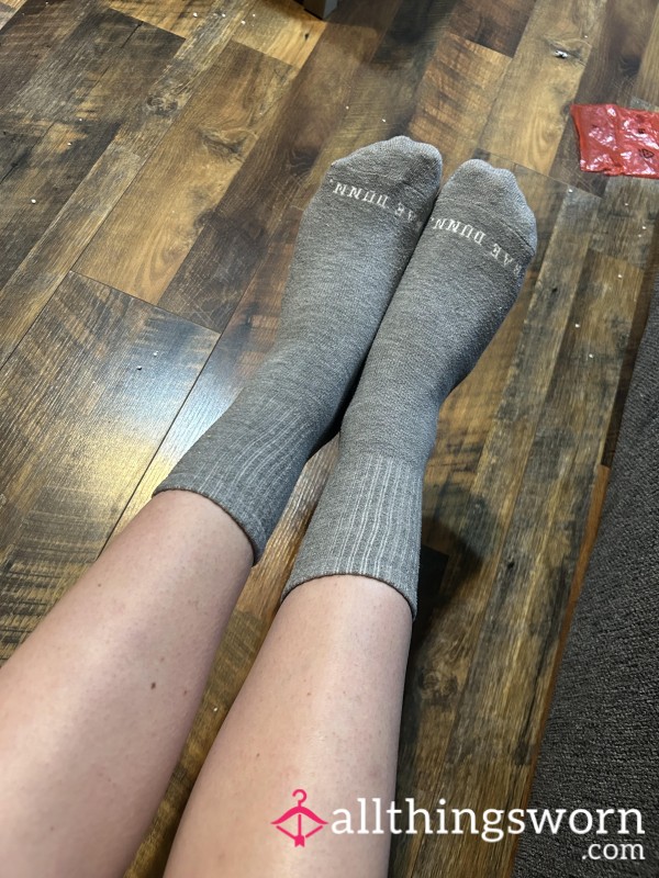 Grey Tall Socks