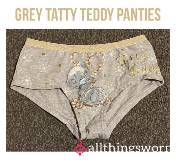 *reduced* Grey Tatty Teddy Panties🧸