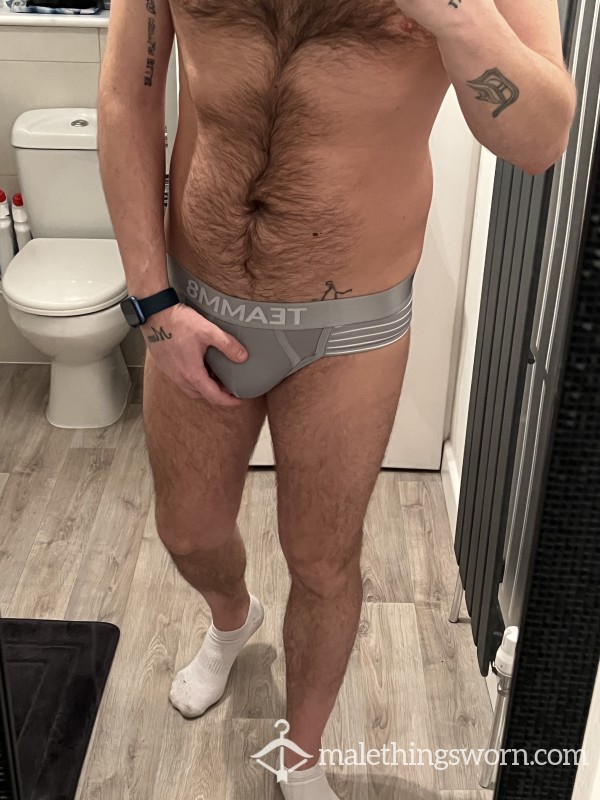 Grey TeamM8 Brief Size S