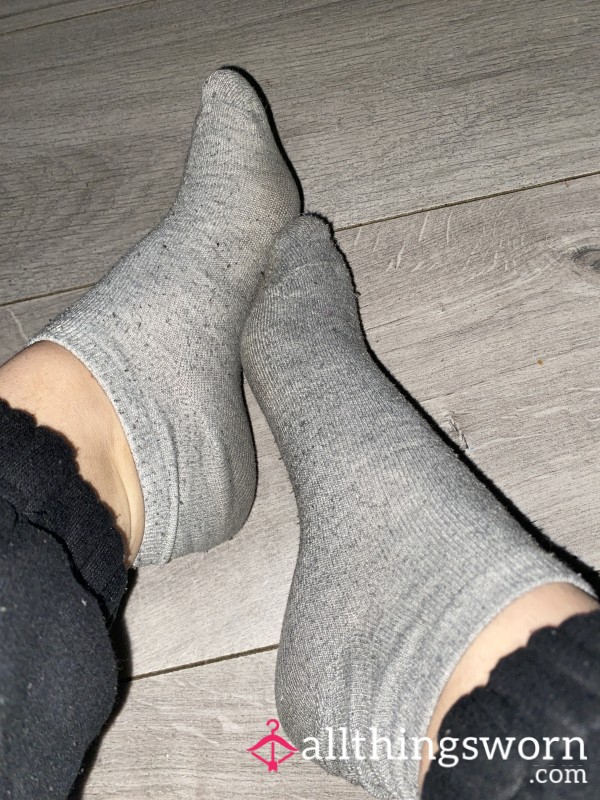 Grey Well Worn Socks 🧦