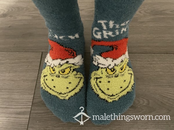 Grinch Slipper Socks