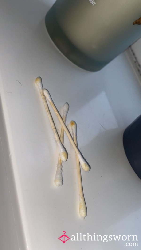 Gross Earwax Filled Cotton Buds