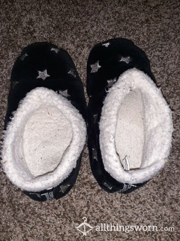 Gross Fleece Lined Star Slippers