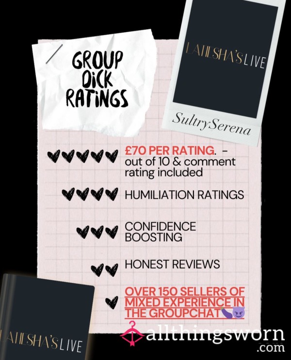 GROUP D*ck RATING FROM OVER 100 GIRLS! 🍆😍