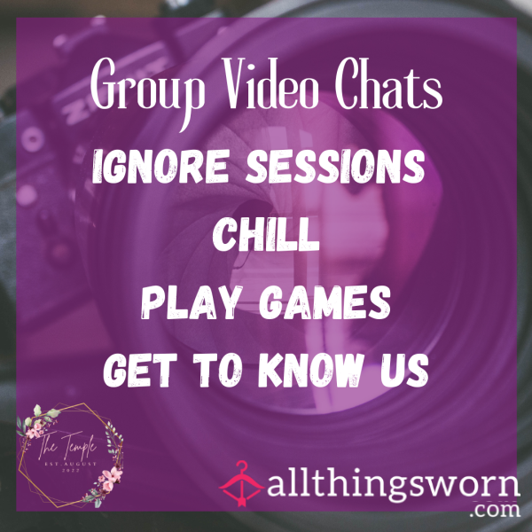 Group Live Chat: Ratings, Sessions, Games