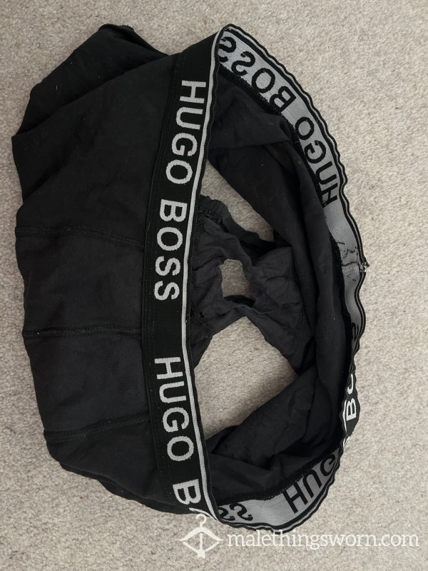 **SOLD** Gym Changing Room Find..Hugo Boss NACKERED/TORN Boxers