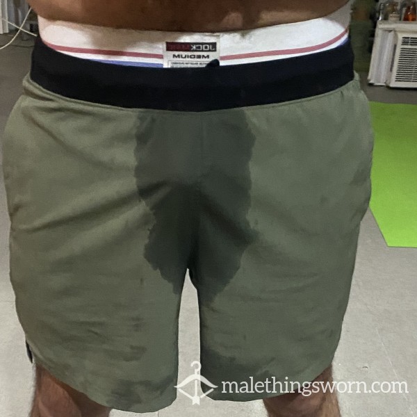 Sweaty Gym Shorts - Green