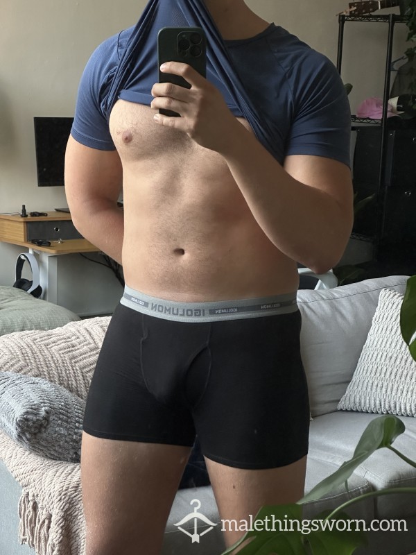 Gym Sweaty Black Boxers