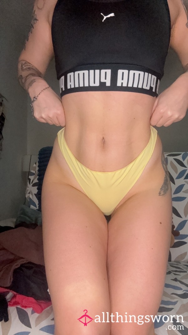 Gym Yellow Panties