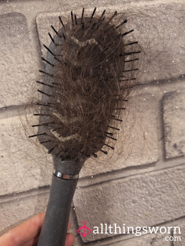 Hair Brush Covered In The Hair Of A Goddess