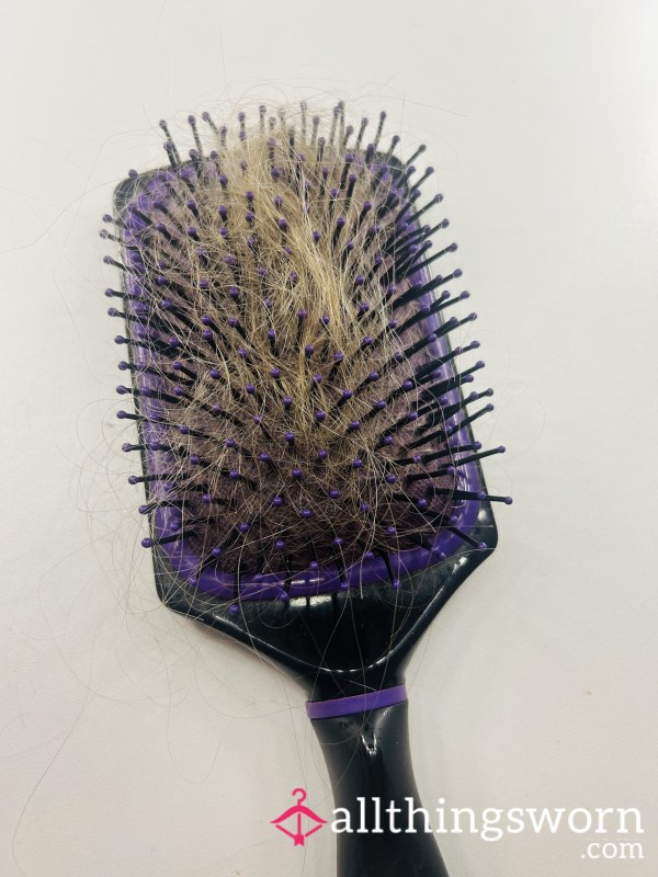 Hair Brush Full Of My Blonde Locks