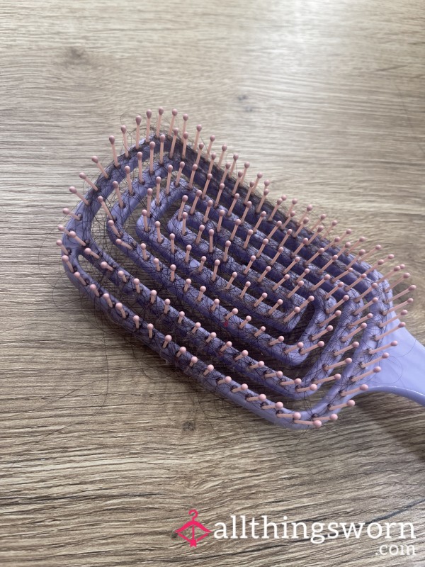 Hair Brush With Collected Hair💋