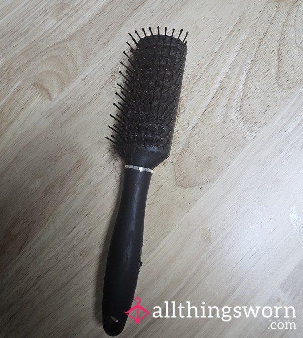 Hair Brush With Hair