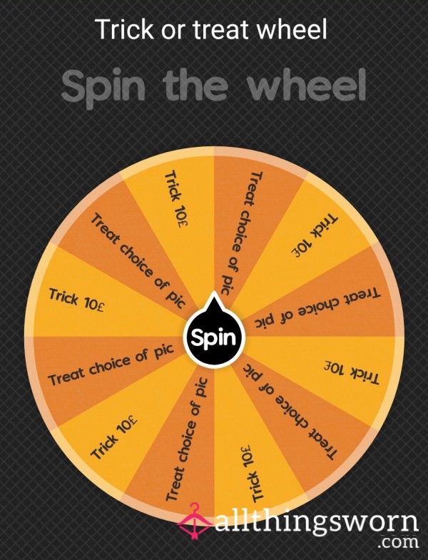 Halloween Trick Or Treat Wheel